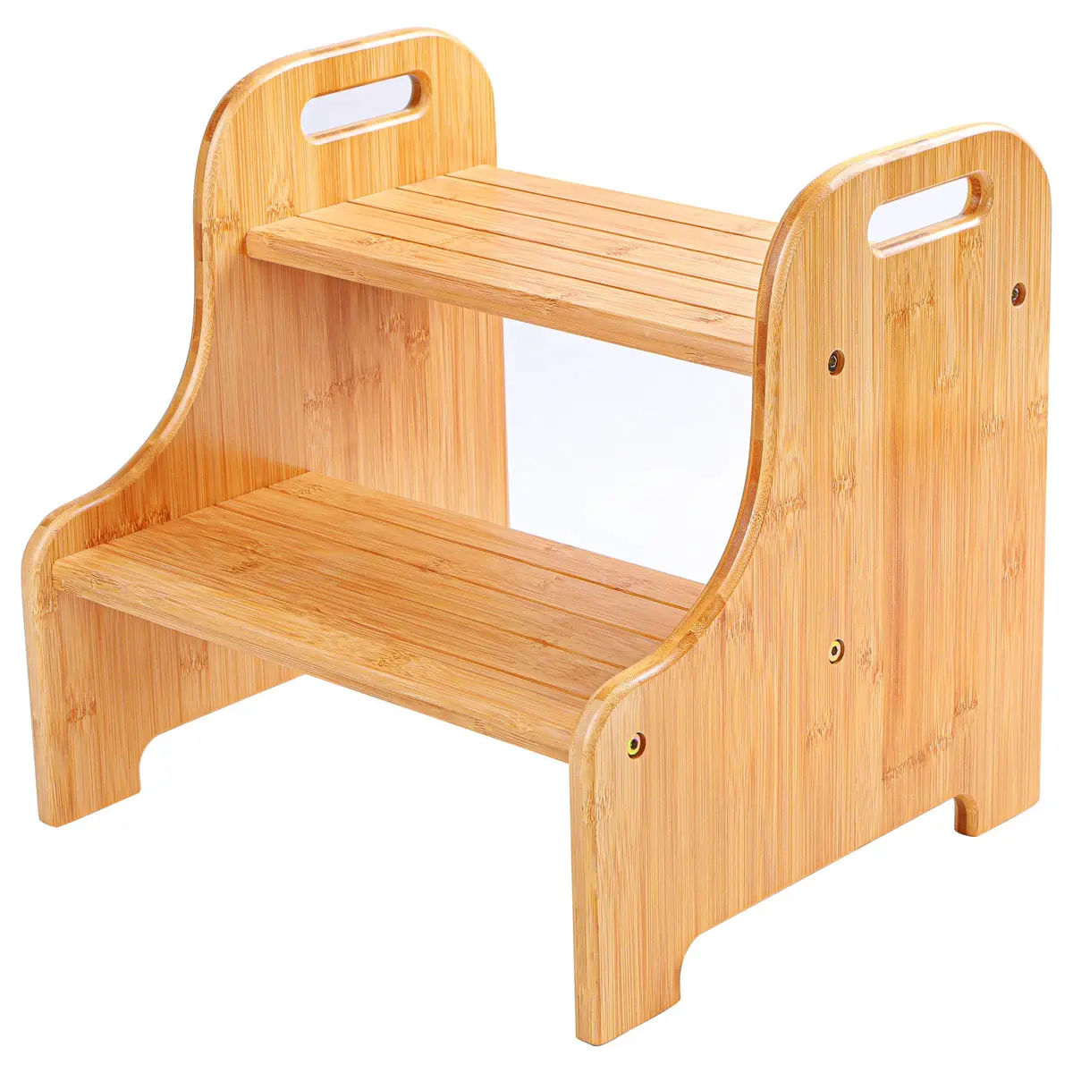 VaeFae Bamboo 2-Step Stool | Natural Bamboo, Stable & Non-Slip, Easy Assembly (70-120 chars) - main product image