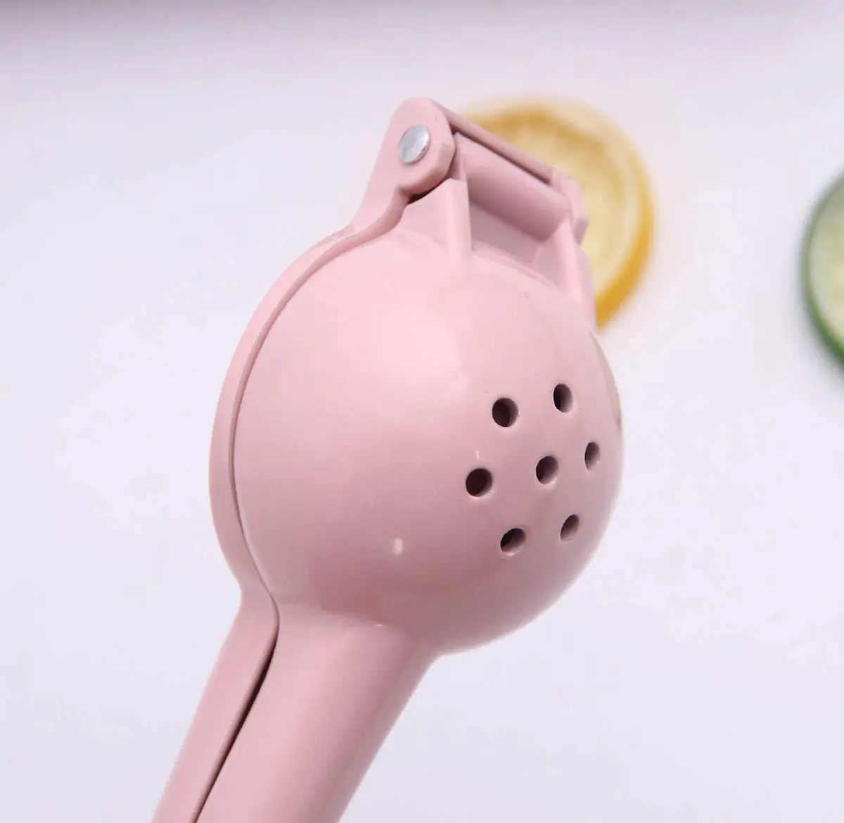 YI LIGHTING Metal Manual Citrus Lemon Lime Squeezer Juicer, Fruit Juicer, Metal, Kitchen Tool (Pink) | Efficient Extraction - view 6