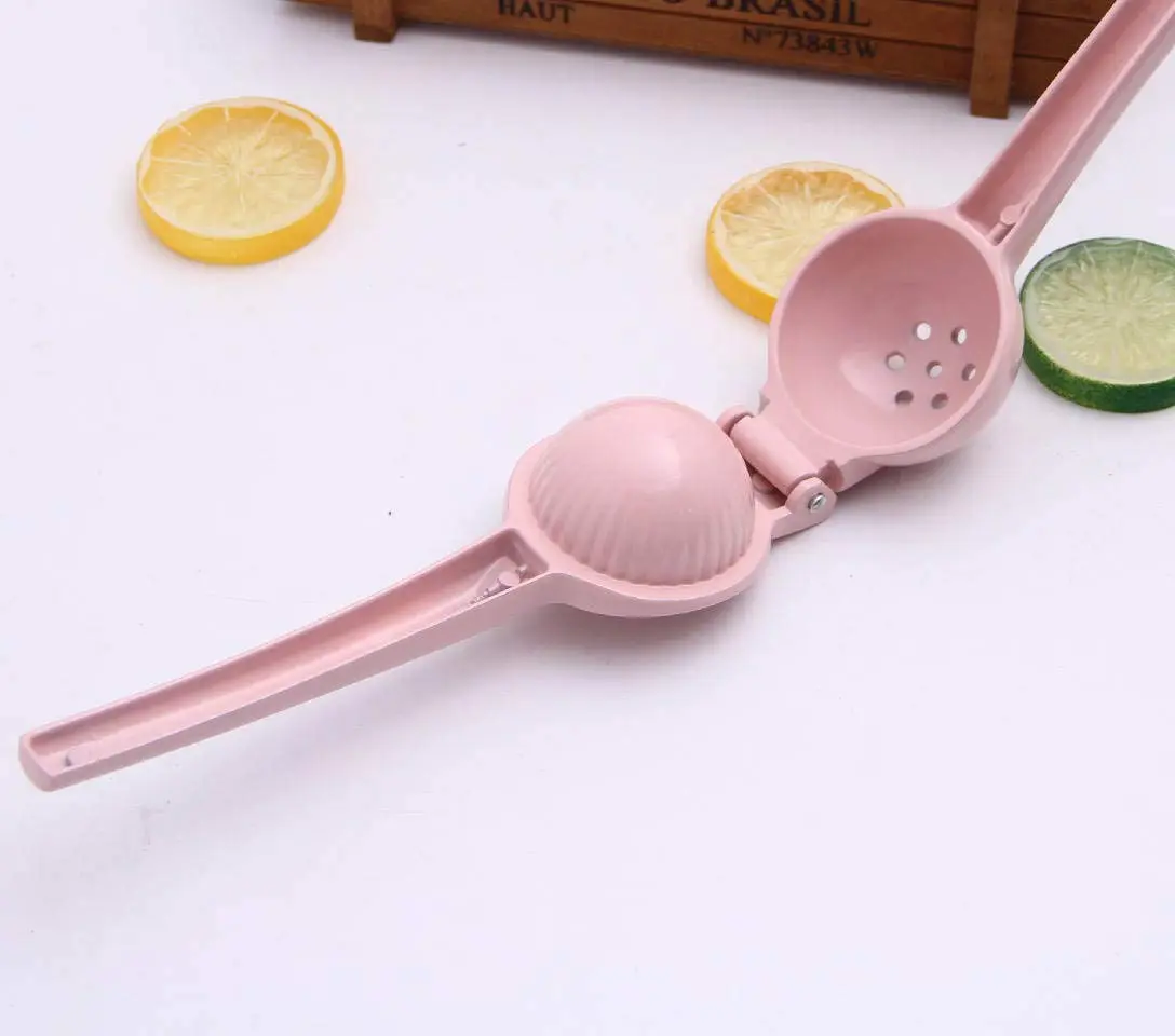 YI LIGHTING Metal Manual Citrus Lemon Lime Squeezer Juicer, Fruit Juicer, Metal, Kitchen Tool (Pink) | Efficient Extraction - view 8