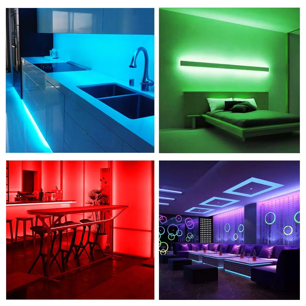 DAYBETTER 32.8 ft LED Strip Lights Color Changing | Remote & Power Supply Kit for Indoor Use - view 8
