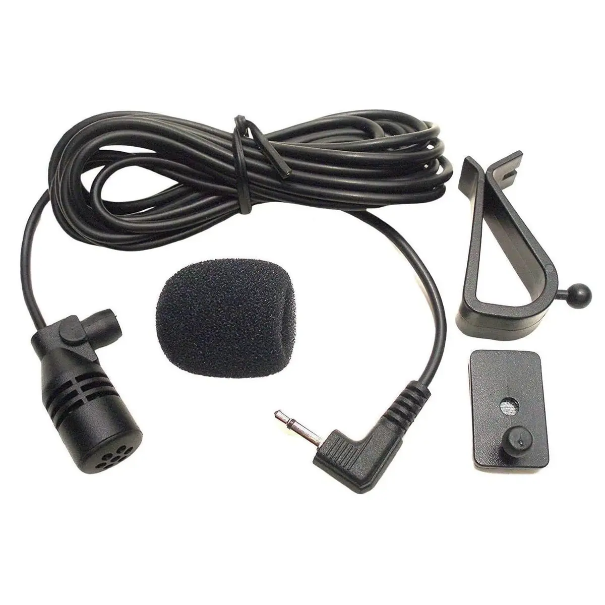 XIXIXIAXIA 2.5mm Microphone Assembly for Car Stereo | High Sensitivity, 4M Wire, Replacement Mic - main product image