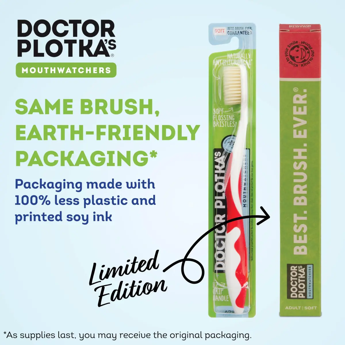 MOUTHWATCHERS Soft Flossing Manual Toothbrush Family Pack, 4 Count | Dentist-Designed for Deep Clean - view 7