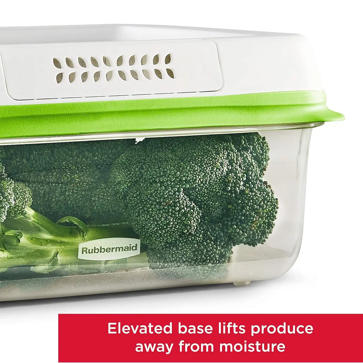Rubbermaid FreshWorks Produce Containers, Medium/Large, 6-Piece Set | Keeps Produce Fresher Longer - view 3