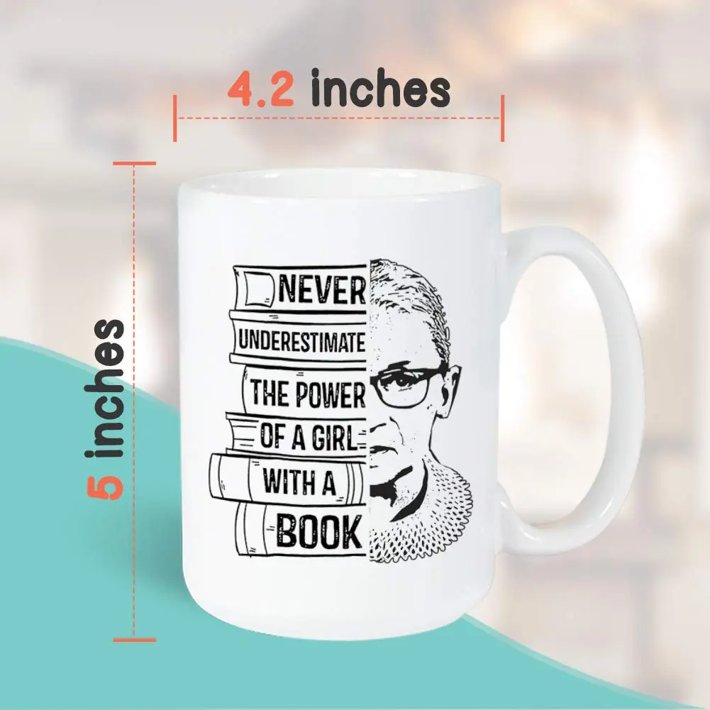 Bubble Hugs Bookworm Mug 15oz | Bookish Coffee Mug for Readers & Book Clubs - view 4