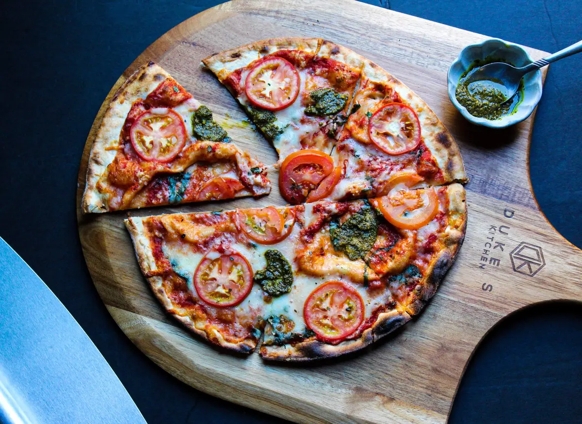 dylan n duke Premium Acacia Pizza Peel (Extra Large) 14" W x16" L | Gourmet Wooden Paddle for Pizza - view 8