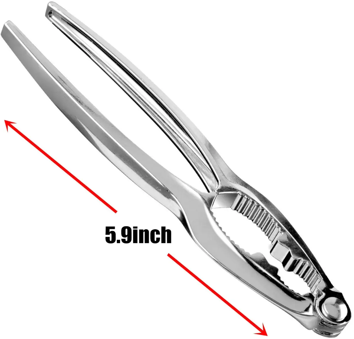 Ajmyonsp 3-Piece Stainless Steel Crab & Nut Cracker Set with Storage Bag | Heavy Duty Zinc Alloy Tools - view 4