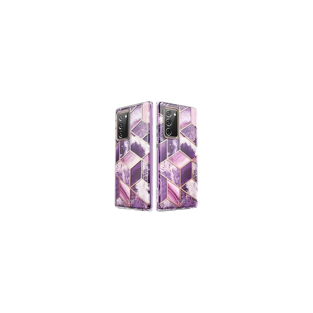 i-Blason Cosmo Series Case for Galaxy Note 20 5G 6.7 in | Marble Purple, Drop Tested - view 4