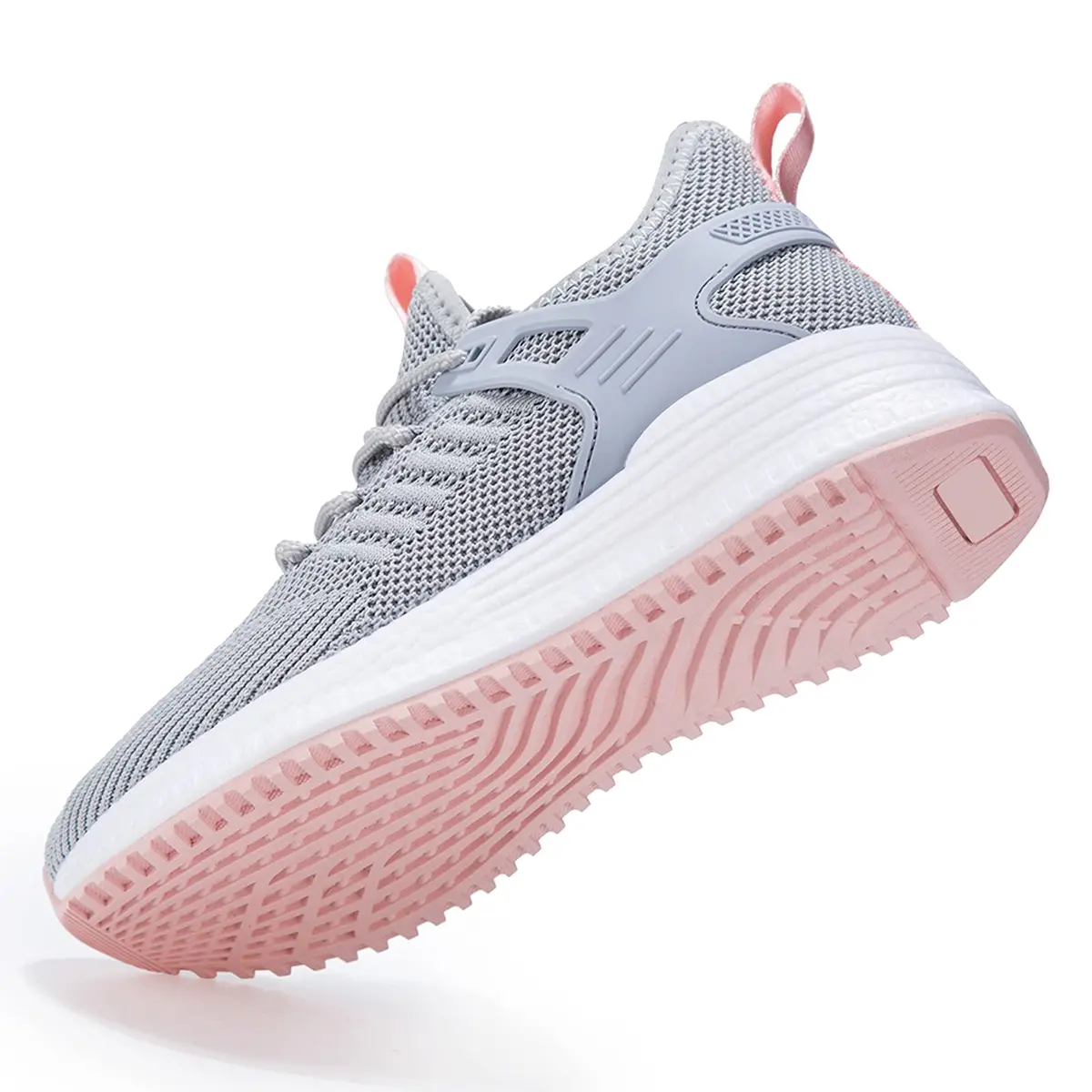 SDolphin Womens Running Tennis Shoes Grey | Breathable Mesh Memory Foam Lightweight - view 4
