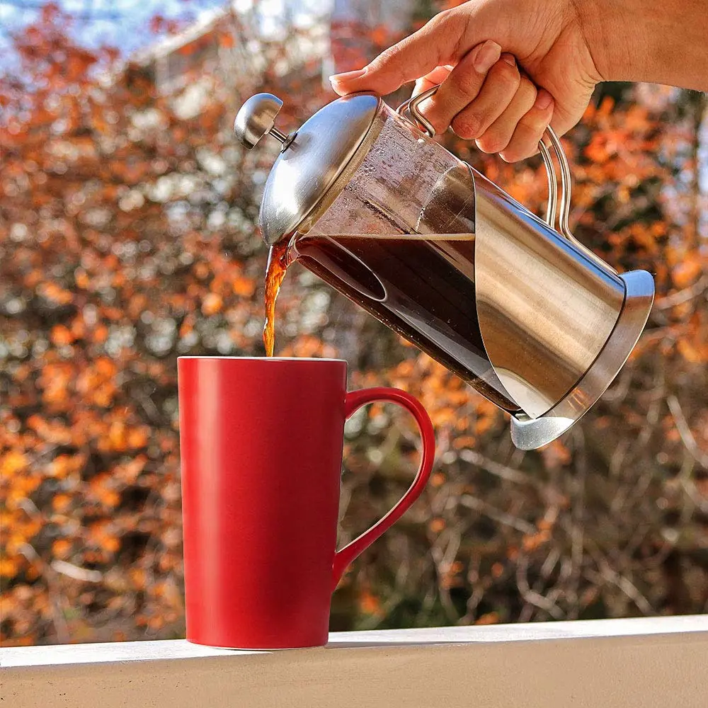 Smilatte 20 oz Large Coffee Mugs Set of 2 | Durable Ceramic Drinkware for Dad Men - view 6