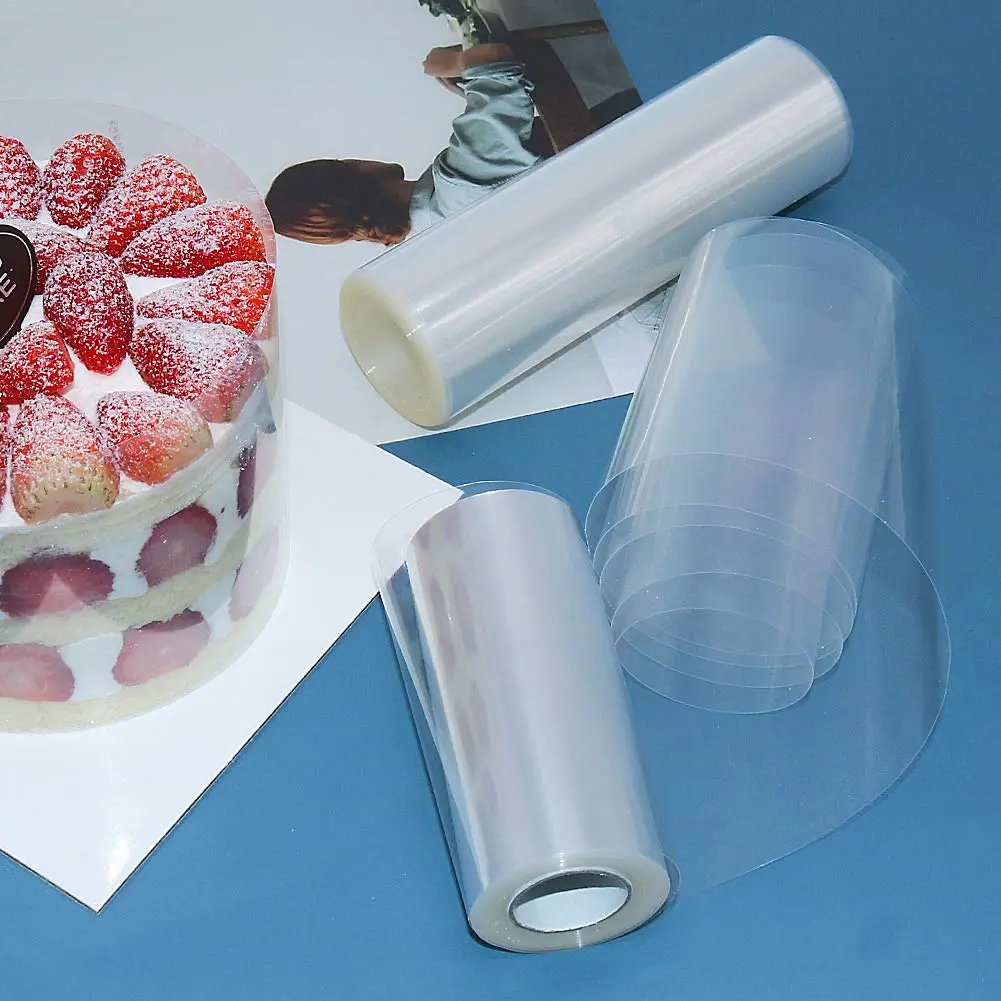 YQL Cake Collar 8 Inch | Acetate Cake Collar Roll for Baking & Decor (8in x 394in) - view 5