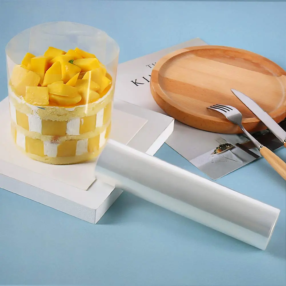 YQL Cake Collar 8 Inch | Acetate Cake Collar Roll for Baking & Decor (8in x 394in) - view 6