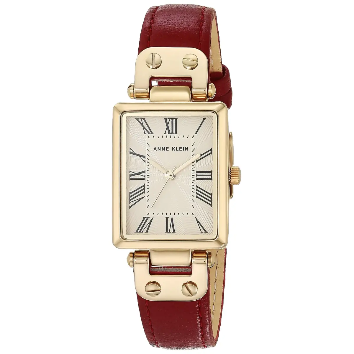Anne Klein Women's Quartz Dress Watch 30mm (1.18 inches) | Red Leather Strap - main product image