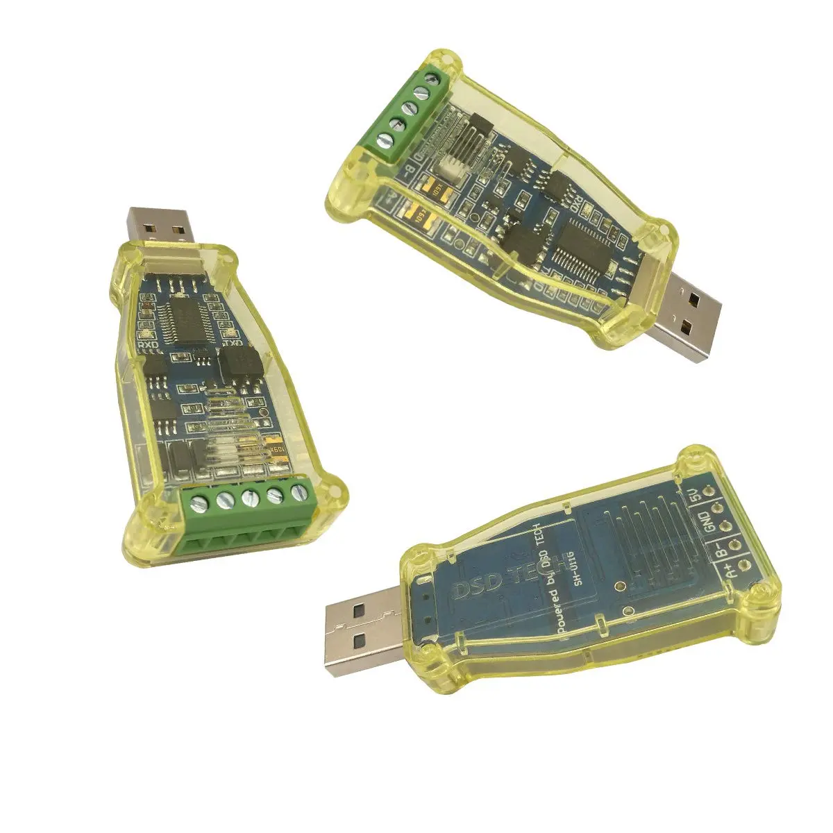 DSD TECH SH-U11G Isolated USB to RS485 Adapter Built-in FTDI chip | Industrial Signal & Power Isolation - view 2