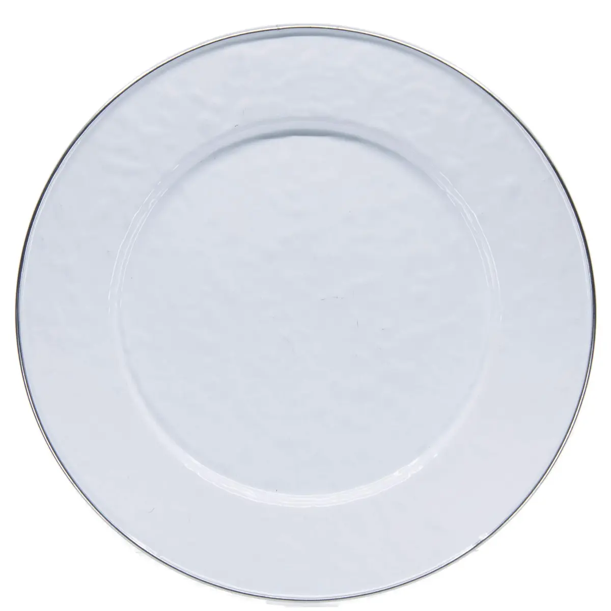 Golden Rabbit Enamelware Dinner Plates 10.5 inch (26.67 cm) Set of 4 | Handcrafted Porcelain Enamel on Carbon Steel - view 2