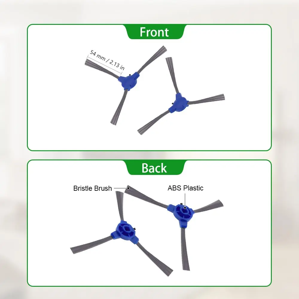 neutop Side Brushes for eufy 11S/12/15C/30C/35C/G30/G40 Series, 12-Pack | Deep Corner & Wall Cleaning - view 3