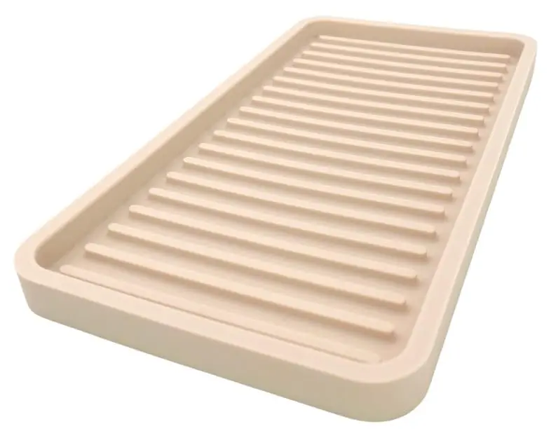 Happitasa Silicone Sink and Surface Organizer Tray, 10"x5.25" | Heat Safe & Dishwasher Safe - view 2