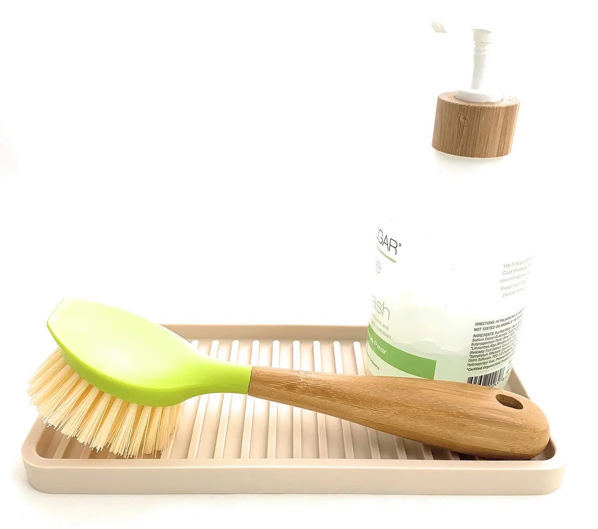 Happitasa Silicone Sink and Surface Organizer Tray, 10"x5.25" | Heat Safe & Dishwasher Safe - view 3