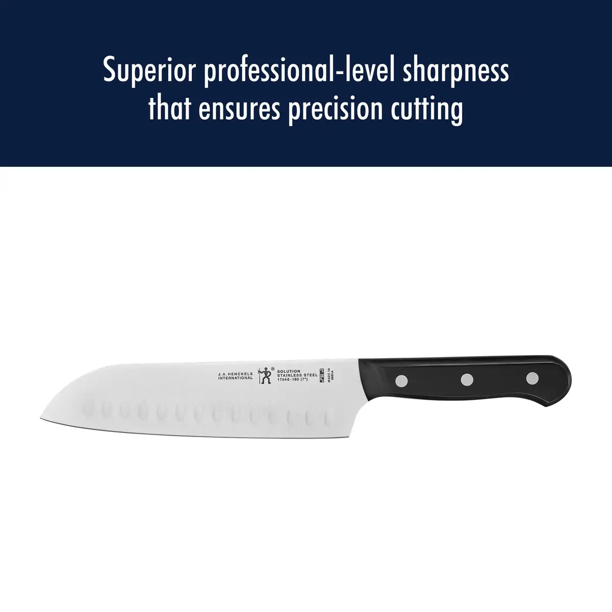 HENCKELS Solution Santoku Knife Set 2-pc | Razor-Sharp, German Engineered - view 3
