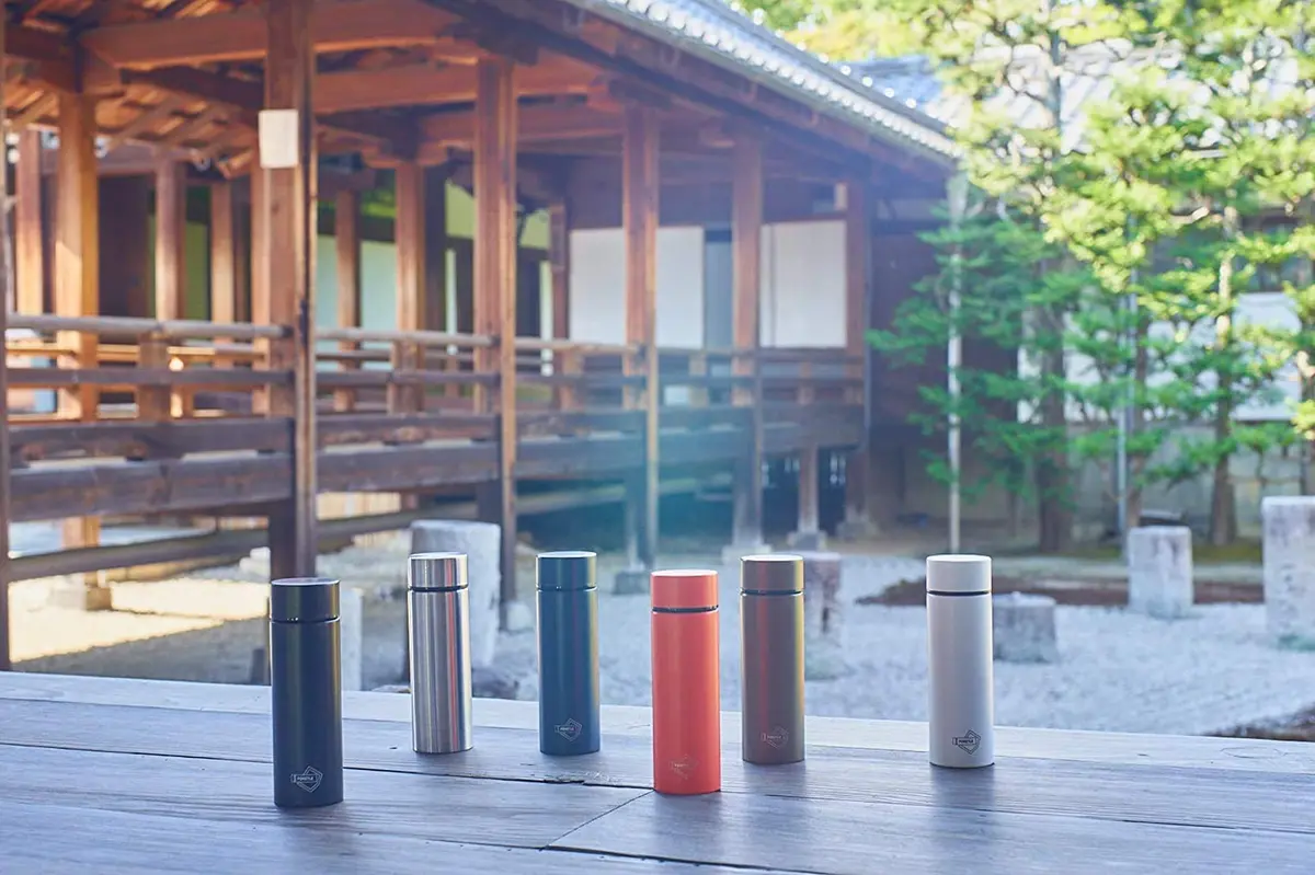 IPPINKA Poketle Personal Insulated Bottle 120ml | Lightweight Stainless Steel Beige - view 5