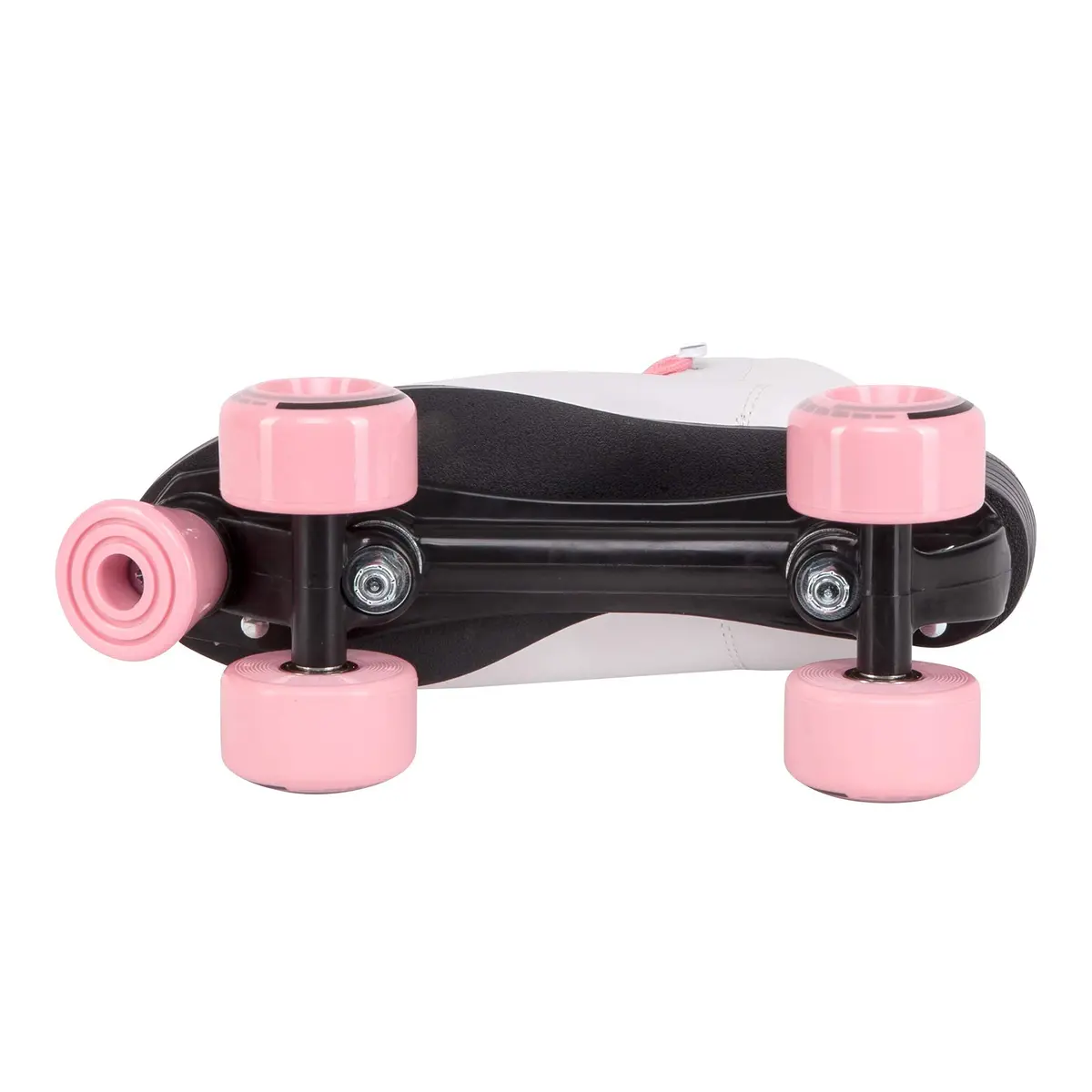 C SEVEN C7skates Quad Roller Skates | Retro Design (Candy Pink, Youth 2) with Wide Wheels & Outdoor Suitability - view 5