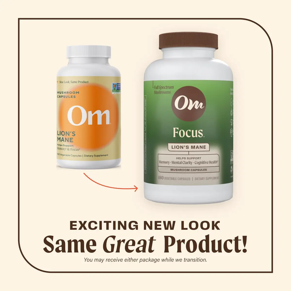 OM MUSHROOM SUPERFOOD Lion's Mane Mushroom Capsules - Organic Supplement for Memory & Focus, 180 Count (60 Servings) in India - view 7