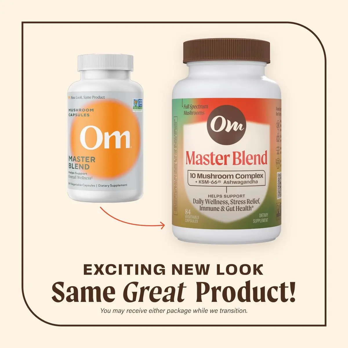 OM MUSHROOM SUPERFOOD Master Blend Mushroom Capsules | Organic 84 Count for Immunity & Gut Health - view 7