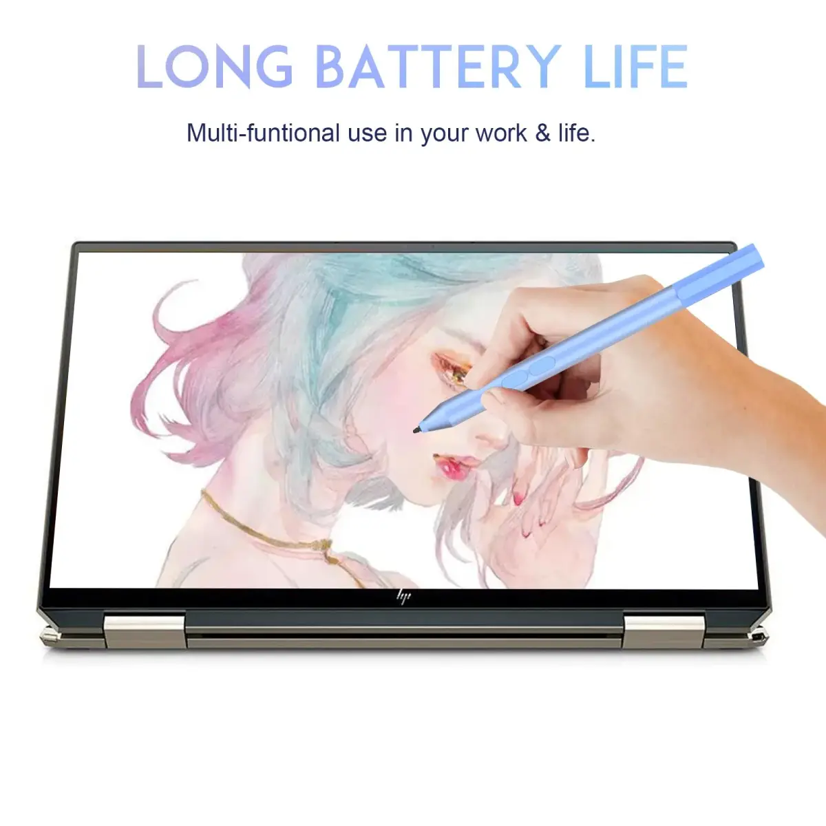 hacey MPP 1.51 Pen for Surface Pro 11/10/X/9/8 300-Day Battery Life | Precision Stylus for Digital Art & Notes - view 8