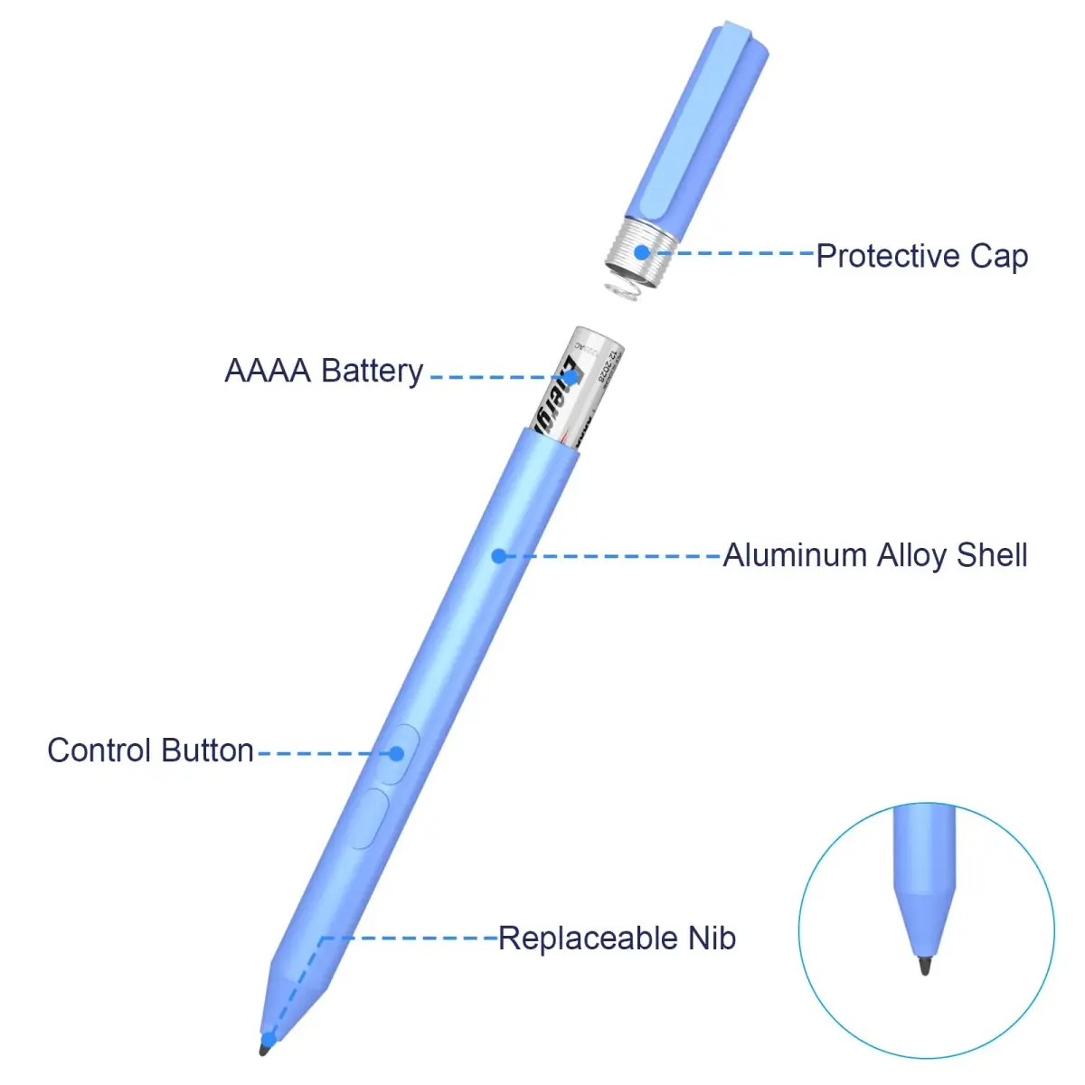 hacey MPP 1.51 Pen for Surface Pro 11/10/X/9/8 300-Day Battery Life | Precision Stylus for Digital Art & Notes - view 4