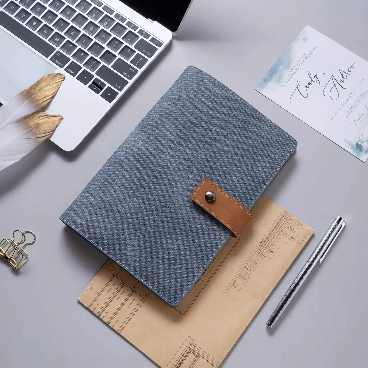 CAGIE A5 Refillable Faux Leather Binder Journals 6 Ring Binder | Premium Water-Resistant Leather, Thick 120gsm Paper, Reusable - view 4