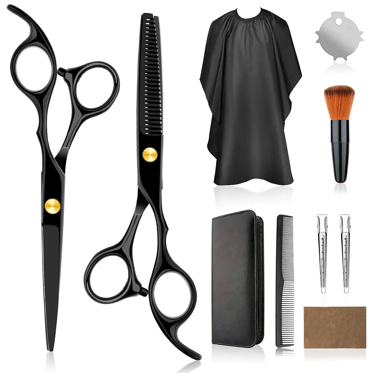 Himart Professional Hair Cutting Kit | Home Haircut, Thinning Shears, Case (70-120c) - main product image