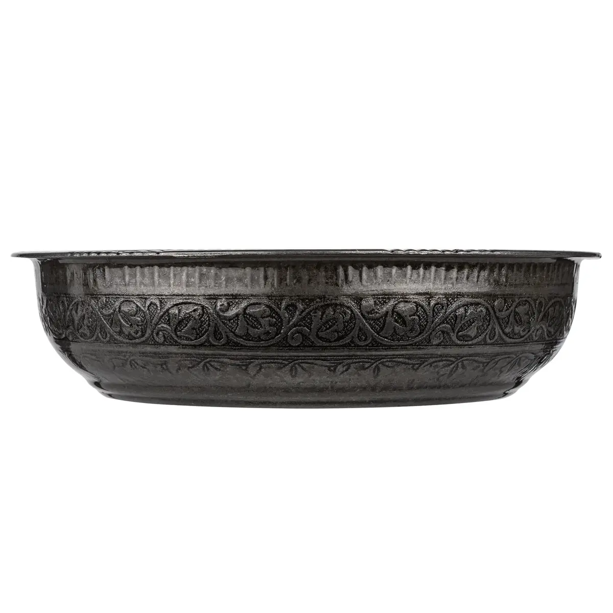 Alisveristime Turkish Hammam Bowl Black 20 cm (7.87 in) | Authentic Zamac with Turkish Motifs - view 6
