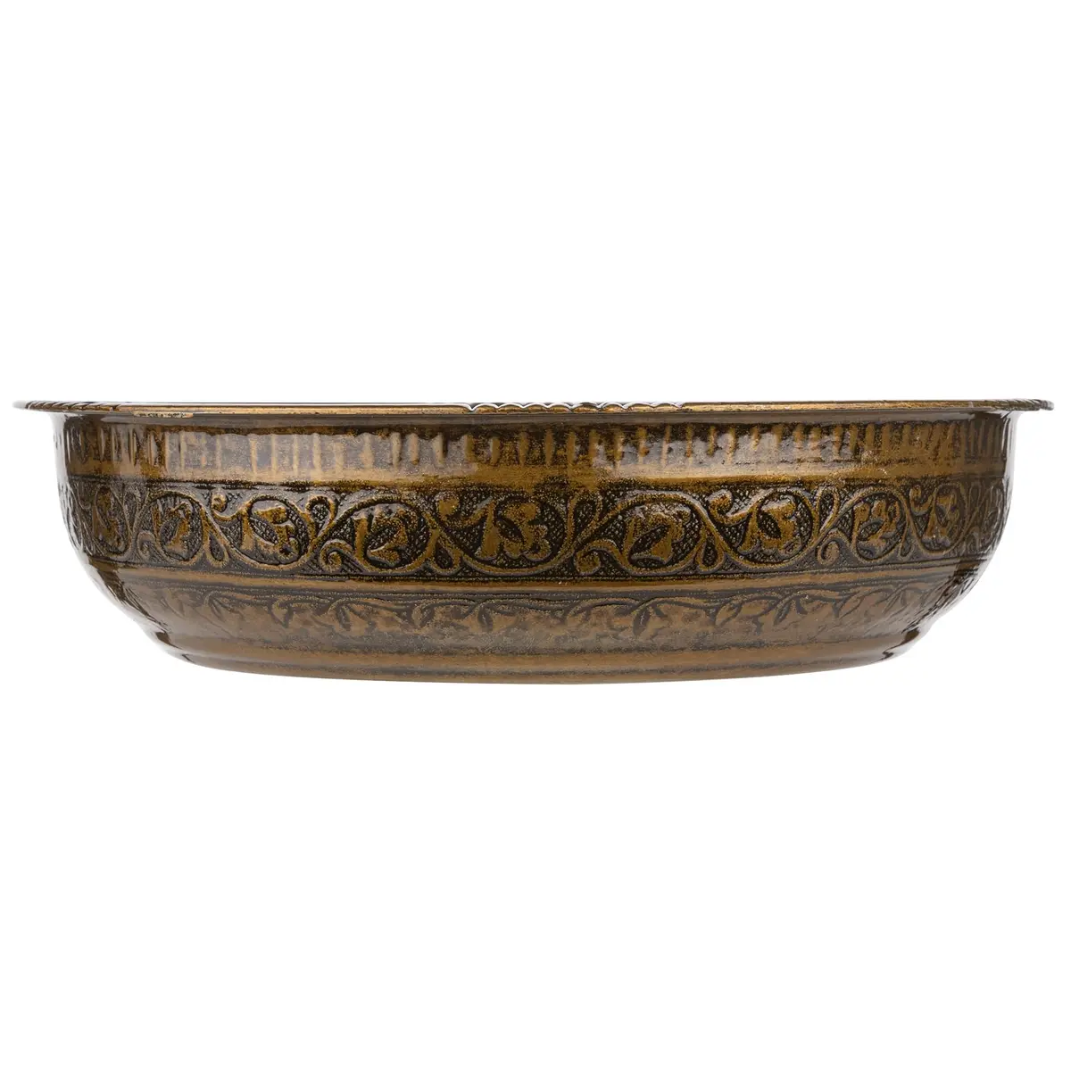 Alisveristime Turkish Hammam Bowl 20 cm (7.87 in) Antique Green | Authentic Zamac Bath Accessory - view 6