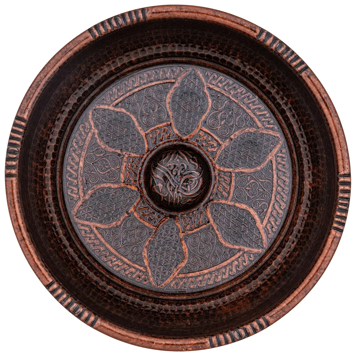 Alisveristime Turkish Hammam Bowl, Zamac, 20 cm | Authentic Turkish Bath Accessory for Spa & Decor - view 4