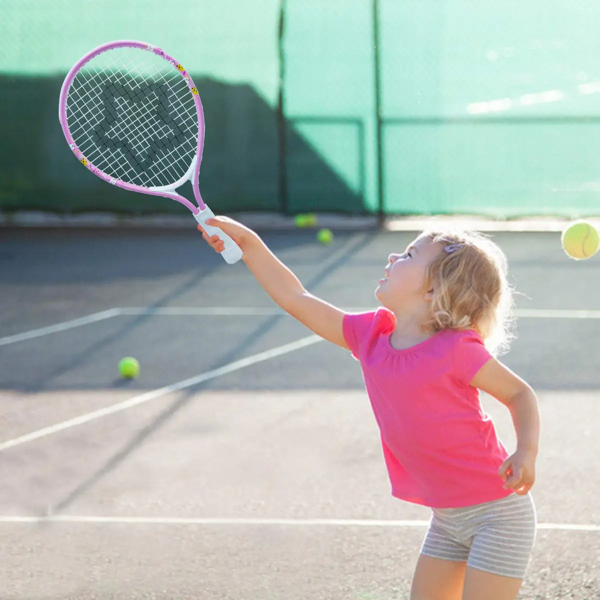 AMA SPORT 17 inch (43.18 cm) Junior Tennis Racket | ITF Play+Stay Certified for Beginners - view 7