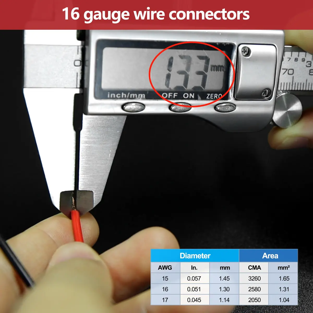 G 3 Pin Waterproof Connector 16AWG Electrical Male Female Wire Plugs (5 Sets, Black) | IP67 Rated for Automotive & Marine Wiring - view 2