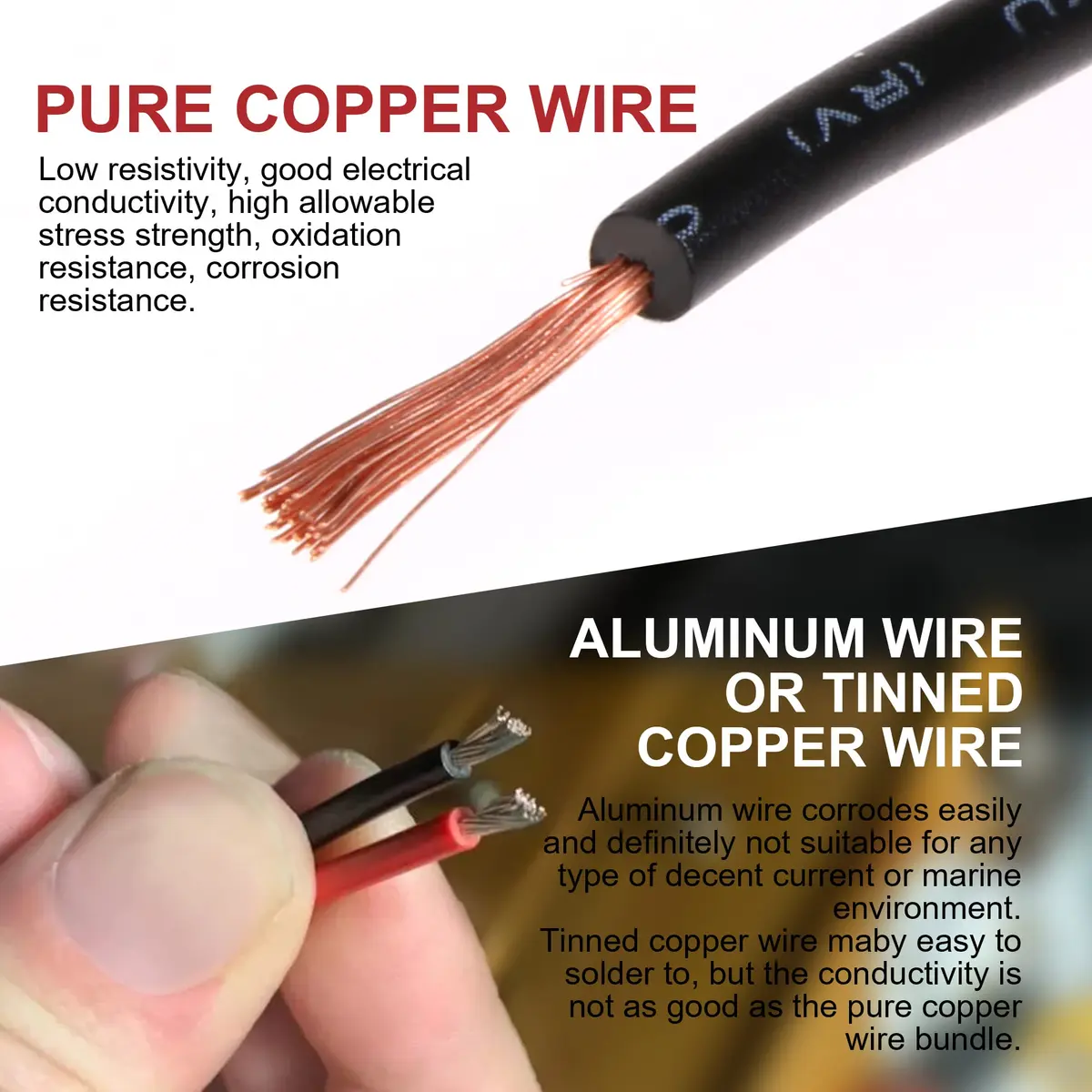 G 3 Pin Waterproof Connector 16AWG Electrical Male Female Wire Plugs (5 Sets, Black) | IP67 Rated for Automotive & Marine Wiring - view 3