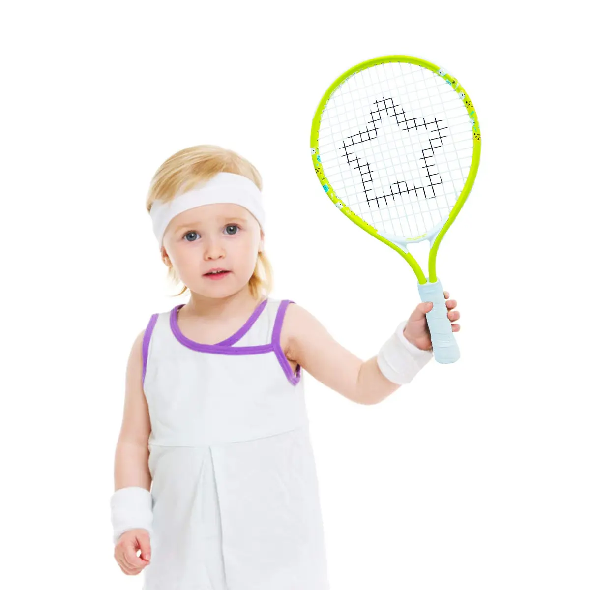 AMA SPORT 17" Junior Tennis Racket with Bag | Lightweight Aluminum Frame for Toddlers - view 5