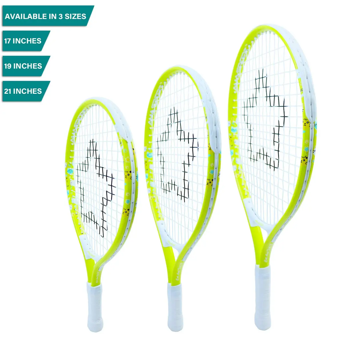 AMA SPORT 17" Junior Tennis Racket with Bag | Lightweight Aluminum Frame for Toddlers - view 6
