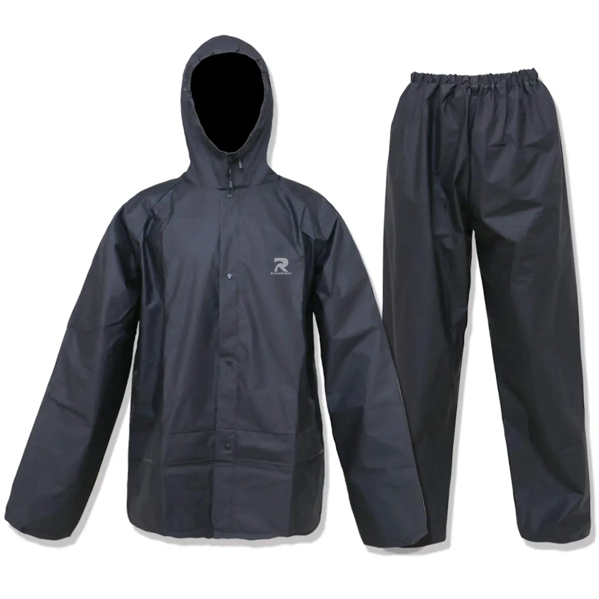 RainRider Ultra-Lite Rain Suit Waterproof Raincoat with Pants XL | 100% EVA, Breathable & Easy Wear - main product image