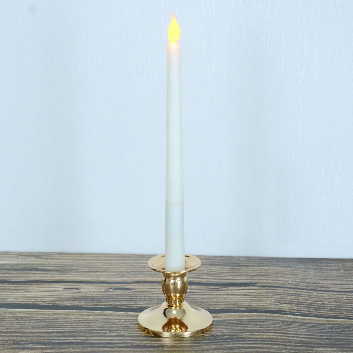 hanya Gold Metal Taper Candle Holder Set of 2 | Decorative Candlestick Holder for Home Decor, Weddings, Events - view 2