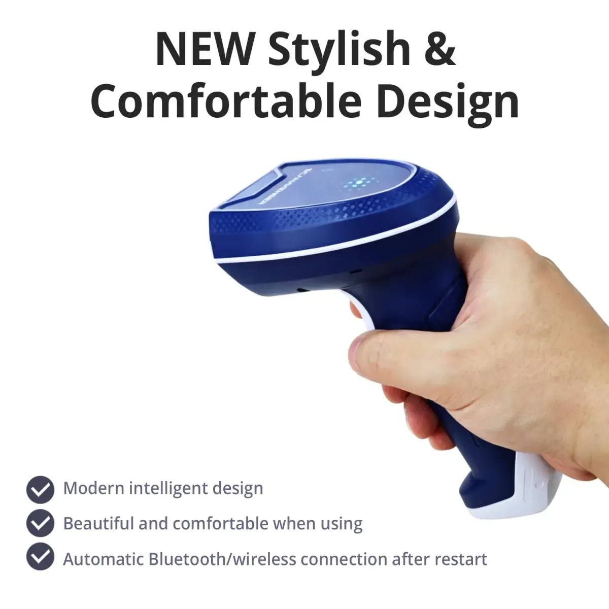 ScanAvenger 1D & 2D Bluetooth Barcode Scanner | 25cm/s Scan Speed, 493ft Range - view 5