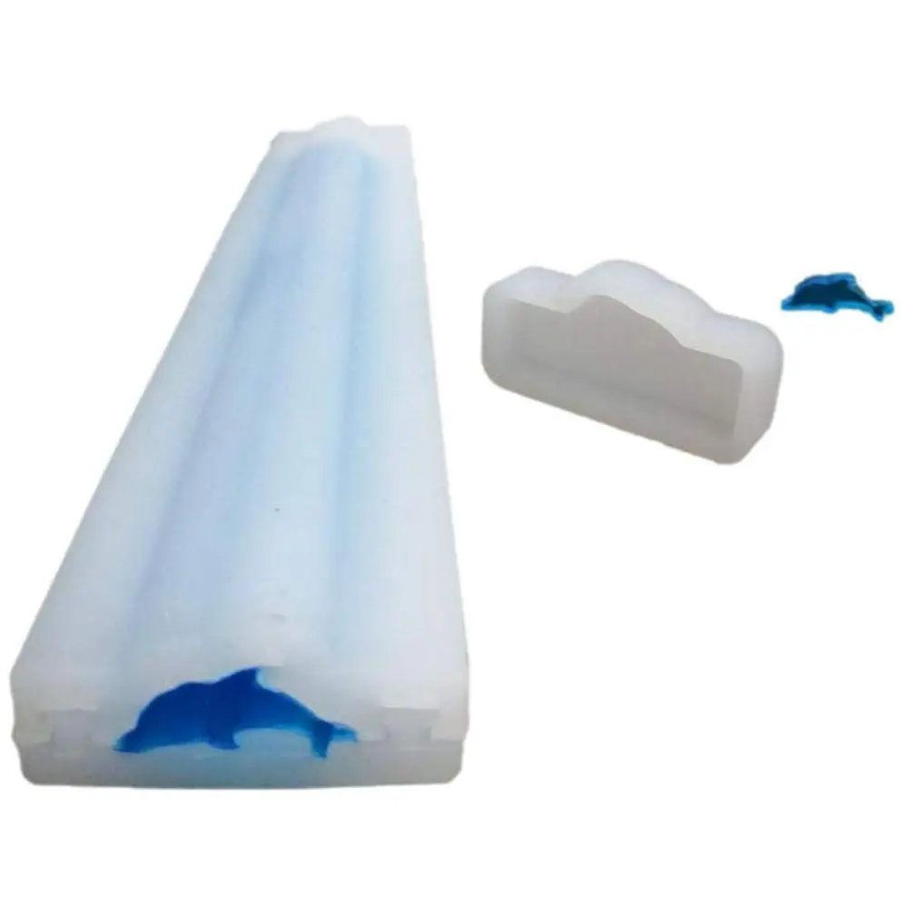 MoldFun Dolphin Shaped Silicone Mold 4.3x2x26cm | Food Grade, Heat-Resistant, Craft Supplies - view 3