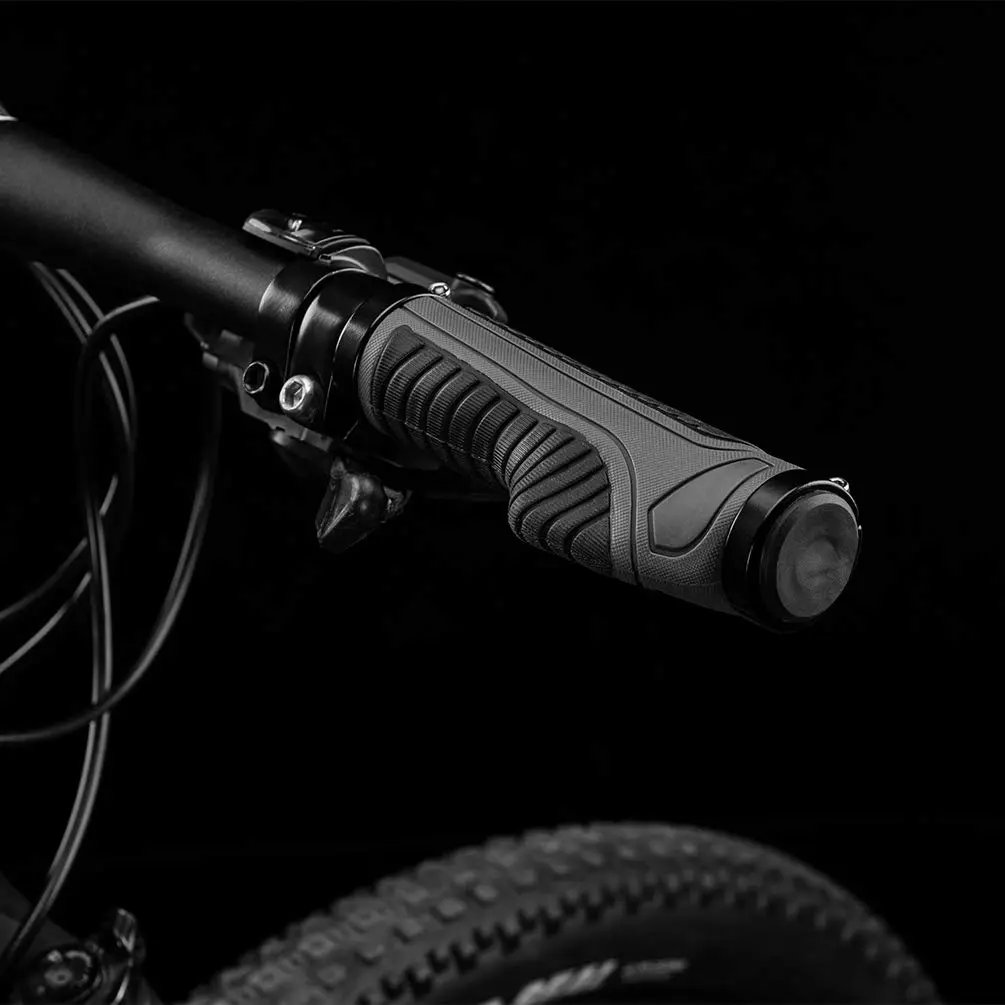 ROCKBROS Handlebar Grips Double Aluminum Clamp Lock Anti-Slip Green | Ergonomic MTB & BMX Grip - view 7