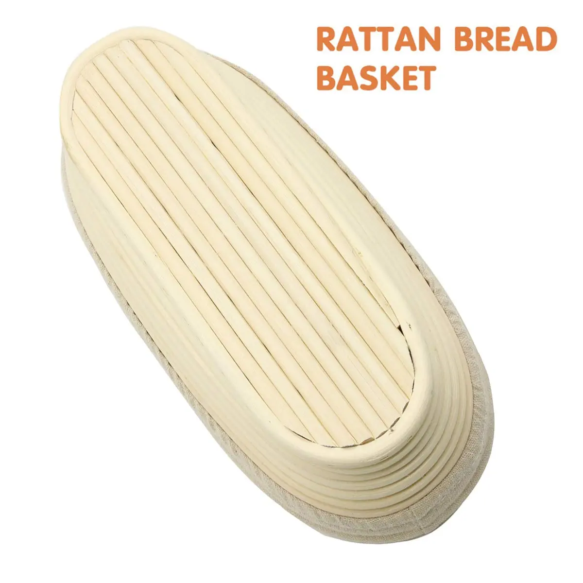 Stormshopping 10 Inch Oval Banneton Brotform Bread Dough Proofing Basket Set with Liner, 2-Pack | Artisan Bread Making for Home Bakers - view 2