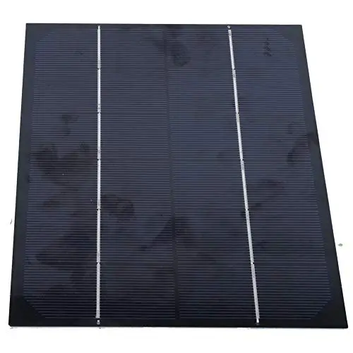 Bnineteenteam 6W 6V Solar Panel 200mm x 170mm | Monocrystalline Silicon for DIY Projects - main product image