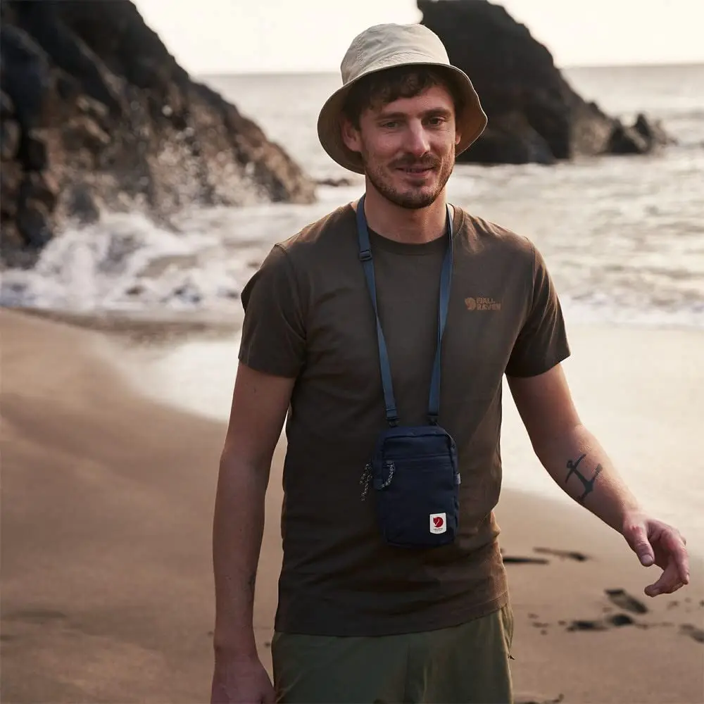 Fjällräven High Coast Shoulder Pack - Navy | Durable Recycled Polyamide - view 2