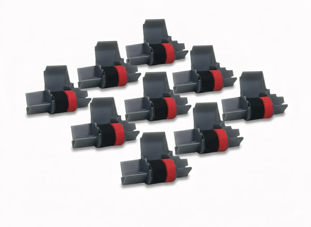 Pokanic IR-40T Black & Red Ink Roller Ribbon Cartridge 3 Pack | Dual-Color Replacement for Calculators & Cash Registers - view 5