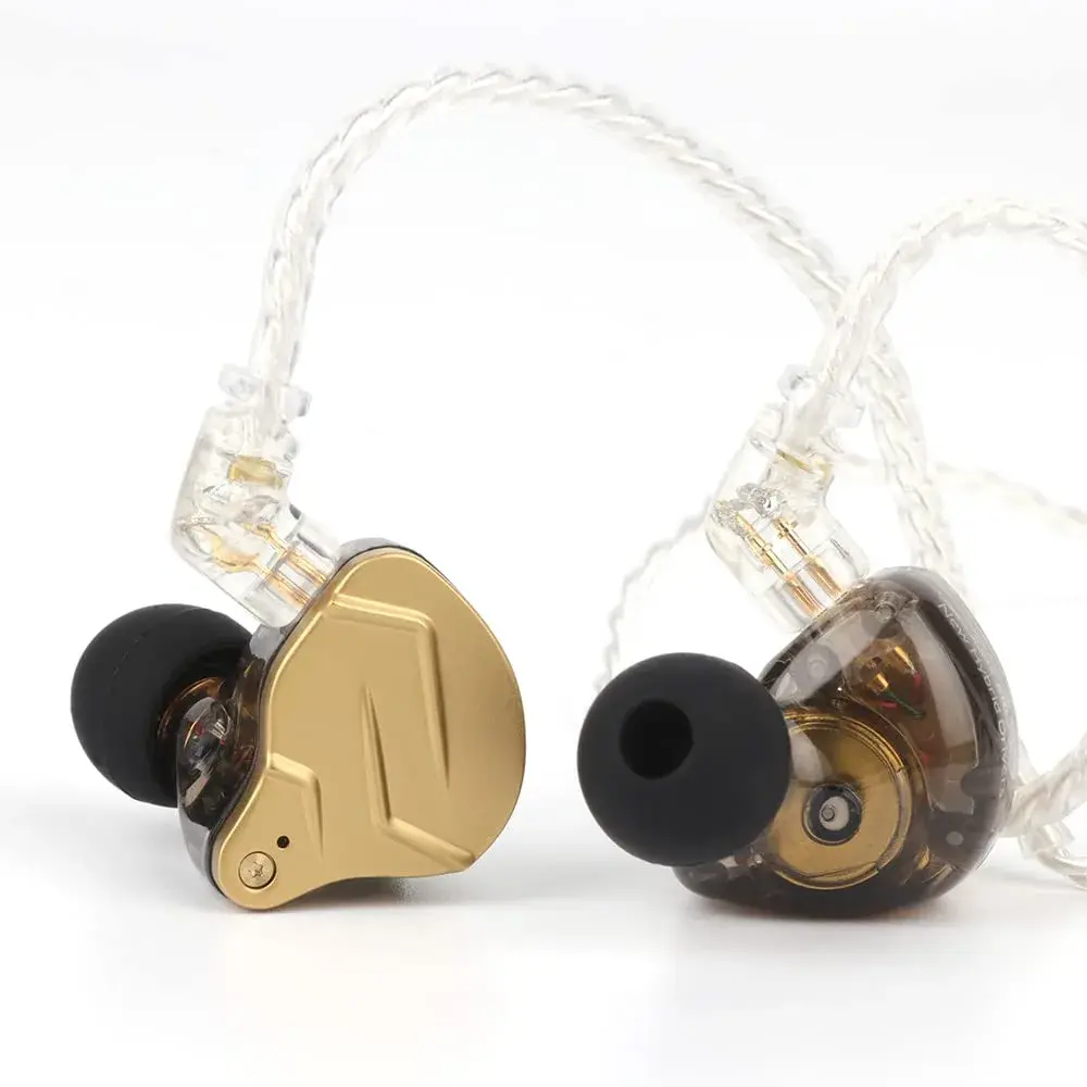 Linsoul KZ ZSN PRO X Hybrid Driver IEM Wired Earbuds 1BA+1DD | 7-40kHz Frequency Response - main product image