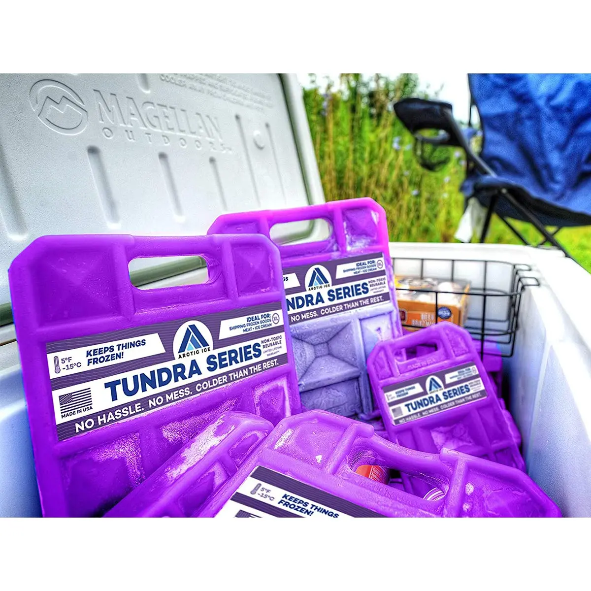 Arctic Ice Tundra Series XX-Large Reusable Ice Pack 4.54 kg (10 lb) 2-Pack | Maintains 5°F Freezer Temperature for Days - view 3