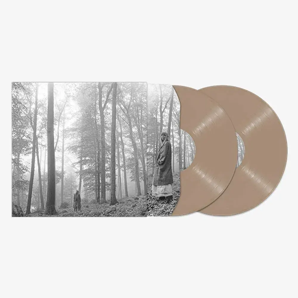 Taylor Swift folklore Beige 2 LP Vinyl Record | Pop Music Album - main product image